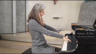 Adagio B-Dur, dedicated to Beethoven- romantic piano music